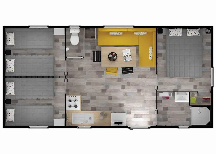 キャンプ場 De La Piscine エグル